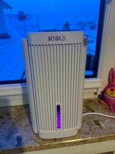 7MAGIC Luftentfeuchter 2800ML, Luftentfeuchter Elektrisch, 7 Farbiges Licht, Tragbar, Ultra Leise, Luftentfeuchter für Schlafzimmer, Weiß Kunden-Foto 2