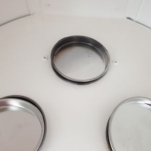Ethanol & Gelkamin Modell Hightower Silber 100cm mit 3 Brennstoffdosen Kunden-Foto 7