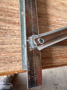 Sägebock Metall Brennholz Holzbock Holzsägebock klappbar Sägehilfe Kettensäge Kunden-Foto 2
