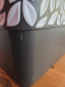 Pflanzgefäß Stefanplast STF824 19 x 17 x 49,5 cm Beige Weiß Kunststoff Kunden-Foto 2