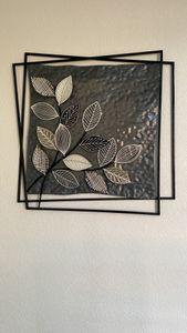 Relieve de pared Gilde, "Orbit", metal, color antracita, dorado, unidad de venta 1, largo 8 cm, ancho 160 cm, alto 80 cm. Código: 84271 4063387842713 Foto del cliente 1