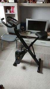 Neu Tretmann Hometrainer fahrrad Klappbar Set-extra bequem & leise- [RelaxFoam] bis 150KG Belastbar Ergometer Kunden-Foto 5