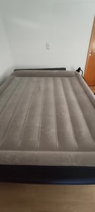 Intex 64136 Deluxe Pillow Rest Raised selbstaufblasend Doppel-Luftbett 203x152x42cm Kunden-Foto 2