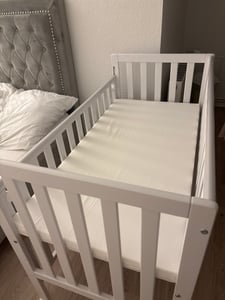 ZEE BAMBI Łóżeczko Dostawne dla Niemowląt 120x60 cm Kaszmir z Kółkami Regulowane 3-Poziomowe Łóżeczko Dziecięce Zdjęcie produktu od klienta nr 1