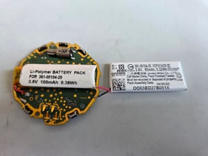 Batteria adatta per Garmin Forerunner 45, Li-Polymer, 3,8V, 100mAh, 0,38Wh Foto del cliente 1
