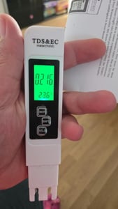 TDS Messgerät Tester für Trinkwasser Aquarien Pool, Leitwertmessgerät Wassertest, Wasserqualitäts Temperatur und elektrische Leitfähigkeitsmessgerät Kunden-Foto 1