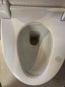Puluomis Intelligenter Toilettensitz mit Warmwasser, Warmluft, Heizsitz, Duschfunktion, Trocknung,  4-Temperaturstufen, LCD-Display, Nachtlicht lang Kunden-Foto 6