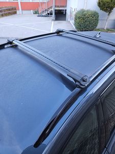 TURTLE DACHTRÄGER AIR-1 SKODA KAROQ ALL 2017 - 2024 (Raised Rails)  , Silber Kunden-Foto 1