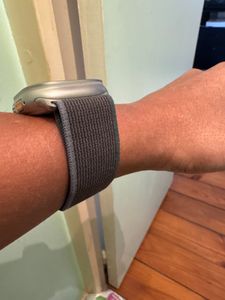 Apple MT5W3ZM/A, Band, Smartwatch, Beige, Orange, Apple, Apple Watch 44mm, 45mm, 49mm, Nylon, Recyceltes Polyester, Titan, Elasthan Kunden-Foto 1