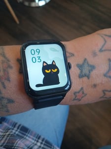 Blackview R50, smartwatch da 1,85 pollici, impermeabile fino a 5 ATM, con funzione telefono, orologio sportivo con oltre 100 modalità sportive, orologio fitness, monitoraggio di battito cardiaco e sonno, compatibile con Android e iOS Foto del cliente 1