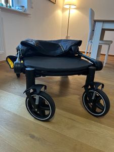 PawHut Hundebuggy Hundewagen Faltbarer Haustier Buggy bis 40 kg, Oxford, Grau Kunden-Foto 5