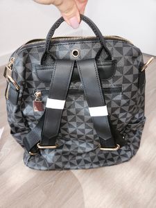 OKWISH Damen Rucksack aus Kunstleder mit Wallet,Lederrucksack mit Schultergurt als Umhängetasche,Elegant Backpack Große Mode Bag für Arbeit Schule Rei Kunden-Foto 3