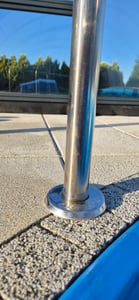 AREBOS nerezový rebrík do bazéna 4 stupne | zabudovaný rebrík strieborný vrátane montážneho materiálu Fotografia od zákazníka č. 5