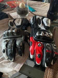 Motorradhandschuhe Racing Pro weiß von PROANTI® - Größe XL Kunden-Foto 3