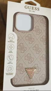 GUESS 3666339327392, Cover, Apple, Apple iPhone 16 Pro Max, 17,5 cm (6.9"), Schwarz Kunden-Foto 1