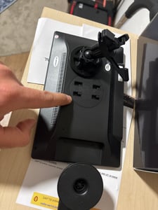 Radio FM universelle Plug & Play 9 pouces avec CarPlay et Android Auto sans fil, écran pivotant à 360° + caméra + kit d'installation + prise AUX Photo du client 1