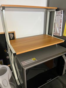 Küchenregal Mikrowellenregal  2-stufiges Mikrowellenständer 54*30*65cm Kunden-Foto 1