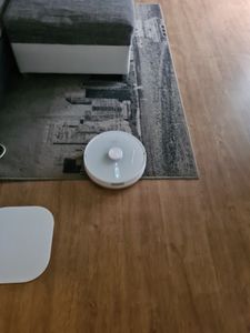 Staubsauger Roboter 10000Pa,Ultradünn & Leise, 150 Min Laufzeit, Ideal für Teppiche, Tierhaare und Hartböden, mit WiFi/Alexa/App-Steuerung Kunden-Foto 5