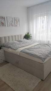 AX LIVING Boxspringbett Bursa 140x200 Schwarz ohne Topper Bettkasten Komfortbett Kunden-Foto 5