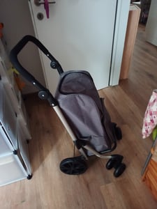 HOMCOM boodschappenwagen, inklapbaar, met koelvak en verstelbare handgreep Klantenfoto 1