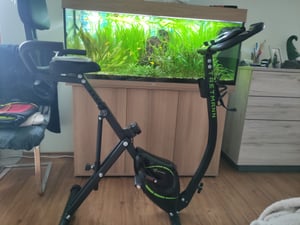 Tretmann NEU 3in1 Heimtrainer Fahrrad klappbar -extra leise & komfortabel - [SoftFoam] DEKRA  - mit tiefem Einstieg Hometrainer Fahrrad Kunden-Foto 2
