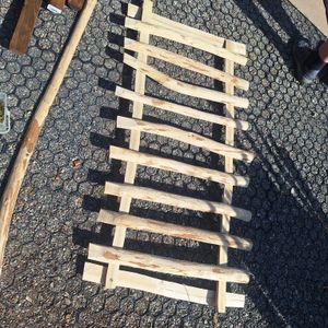 BOOGARDI Gartentor Holz · 120cm breit x 60cm hoch (Lattenabstand 7-9cm) · DIY Staketenzaun Tor Einflügel- Doppelflügel-Tor Gartentür Staketentor Kunden-Foto 2