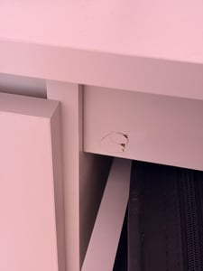 Kommode MAJA S4 90 cm Weiß Matt Sideboard Highboard Kunden-Foto 3