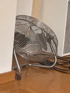 Esperanza EHF005 Scirocco obehový ventilátor 12'', chróm Fotografia od zákazníka č. 2