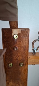 ALEOS. Design Sitzbank für Hollywoodschaukel SEAT-MERU aus Holz Lärche inkl. Dach (ohne Gestell!!) Kunden-Foto 1