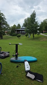 F2 Set Glide Surf Air 120L + LTD Allround Foil 1700 + Glide Allround Wing 4qm Kunden-Foto 1