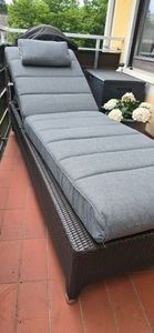 Kissen für Liegestuhl "Malaga" 204x60x10 cm | Sitzkissen, Sitzpolster, Gartenmöbel Kissen, für Stuhle oder Liege | Hobbygarden Kunden-Foto 1