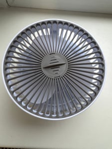 Ventilatore compatto estivo 5 livelli di ventilazione ricarica USB batteria 1800 mAh leggero pieghevole da viaggio Foto del cliente 3