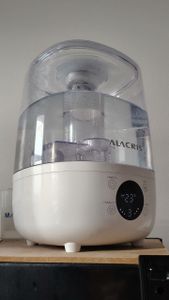 Luftbefeuchter Auto Quiet Mode für Baby, 4L Ultraschall Cool Mist Luftbefeuchter 4 l Wassertank, Aroma-Diffusor, dauert bis zu 30H, Auto-Timer Off, BPA frei Kunden-Foto 2