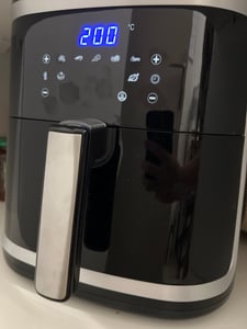 Aigostar - 7L intelligente Heißluftfritteuse, Friteuse Heissluft 1900 W Heissluftfriteuse, 7 Programmen, Warmhalten, 20 Rezepte Kunden-Foto 30