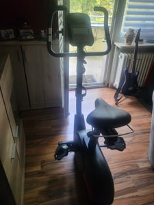 CRIVIT Heimtrainer Hometrainer Stehrad Fitnessgerät Fitnessbike Sport Fitness Kunden-Foto 3