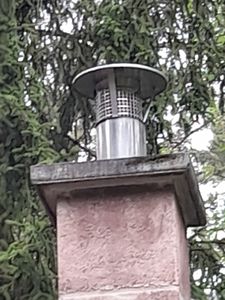 Regenhaube mit Einschub 180mm - mit Funkenschutz Kunden-Foto 1