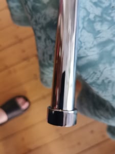 Grafner Regendusche im Set incl. Kopfbrause, Handbrause, Schlauch, Stange und Anschluss-Set Duschset Duschsystem Duschgarnitur eckig Kunden-Foto 1