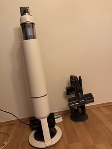 Samsung VS20B95C43W/WD, BESPOKE Jet Plus CompleteClean, 2-in-1-Stabstaubsauger, Beutellos, Schwarz, Weiß, Trocken, Micro, Multizyklonisch Kunden-Foto 1