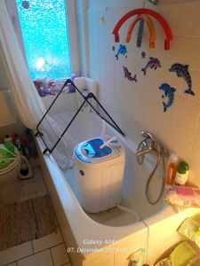 Mesko Home MS 8053, Toplader, 3 kg, Blau, Weiß Kunden-Foto 1