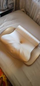 NicePlus Nackenstützkissen Memory Foam, kühlend, 62 x 35 cm, Blau Kunden-Foto 1