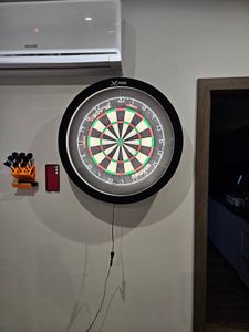 Dartboard LED-Beleuchtung Lichtring – Blau Kunden-Foto 1