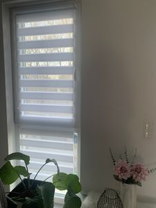 Estika dvojitá roleta Klemmfix – 105 cm x 150 cm – Béžová – Duo roleta bez vrtání Fotografie od zákazníka č. 5