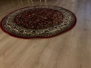 Okrúhly koberec ROYAL ADR vzor 521 vínovočervený kruh ROZMER 150 cm Fotografia od zákazníka č. 2