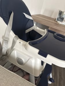 FCH Hochstuhl Baby 2-in-1 Vertehllbar und Klappbar Kinderhochstuhl mitwachsend Kindersitz Kinderstuhl mit Sicherheitsgurt ,pink Kunden-Foto 3