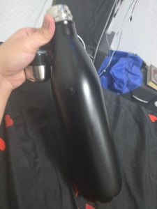 Blumtal Trinkflasche Edelstahl isoliert Thermosflasche 1000 ml - Dunkelgrau - Auslaufsichere Trinkflasche Metall - BPA-freie Thermo Trinkflasche Kunden-Foto 1