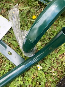 Juskys Schubkarre Garden 100 Liter Volumen - 250 kg - Luftreifen mit Metall Felge Schwarz Kunden-Foto 7