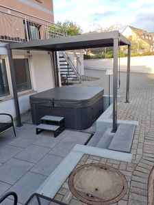 MIRADOR Pergola 80 Solid 3x5 m mit Lamellendach, Anthrazit, Stahl, Kurbelverstellung, Regenrinne, freistehend Pavillon Kunden-Foto 4