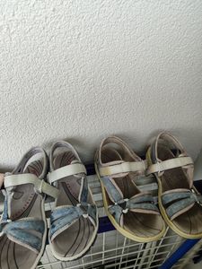 Rieker Damen Sandalette hellblau, Damen:40 EU Kunden-Foto 1