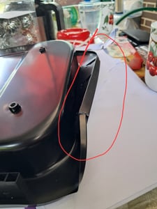 Tischgrill Elektrogrill Tischgrill, 5 Temperaturstufen, höhenverstellbar abnehmbarer rauchloser Non-Stick Kontaktgrill Indoor Outdoor BBQ-Grill Kunden-Foto 1