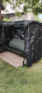 Abdeckung für eine Gartenschaukel 215x153x145cm PE Kunden-Foto 1